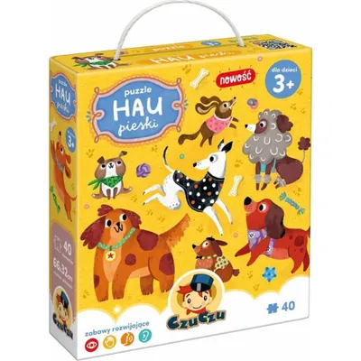 Produktbild von CZUCZU Panoramapuzzle Hunde 40 Teile