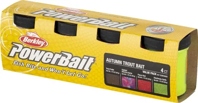Produktbild von Berkley PowerBait® Trout Dough SeasonAutumn - 4x50g Forellenteig