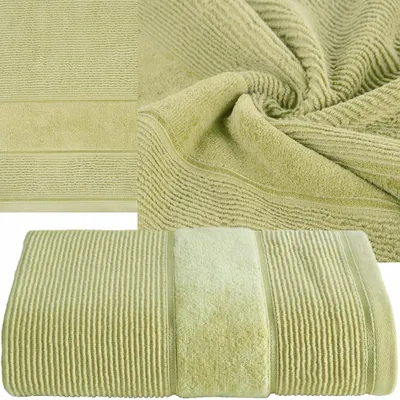 Produktbild von Eurofirany Handtuch 50x90cm 500 GSM weich saugfähig olivgrün