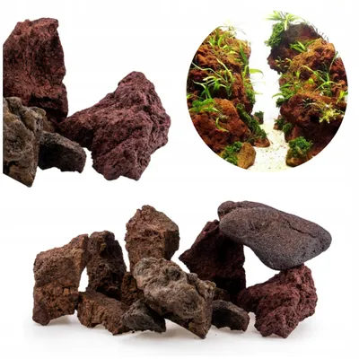 Produktbild von Aquarium Deko, Lava-Stein 15kg Braun