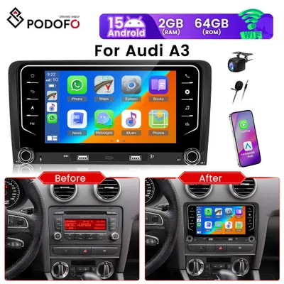 Immagine prodotto di Autoradio Android 15 - Autoradio - Lettore multimediale - Sistema di navigazione - Radio Bluetooth