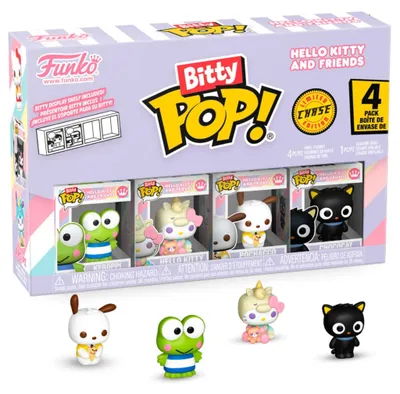 Productafbeelding van Hello Kitty en vrienden, Bitty POP! Vinyl figuurtjes, set van 4, serie 2, 2 cm