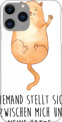 Produktbild von Mr. & Mrs. Panda Iphone 11 Pro Handyhülle Katze Umarmen - Weiß - Geschenk, Handy Case, Kater, Premium Kunststoff, Katzen, Cat, Liebe, Cats