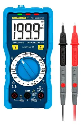 Image de Multimètre Numérique Pancontrol Mesure Précise Cat Iii 600v - Pancontrol