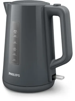 Zdjęcie produktu dla Philips 3000 series Plastikowy czajnik z serii 3000 HD9318/10, 1,7 l, 2200 W, Szary, Plastik, Wskaźnik poziomu wody, Bezprzewodowy