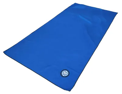 Immagine prodotto di Asciugamano da spiaggia in microfibra, 90 x 170 cm, con logo