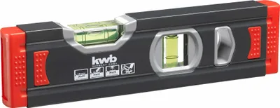 Obrázok produktu pre KWB Mini vodováha, 065280, s V-drážkou, 200 mm