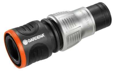 Produktbild von Gardena 18253-50, Schlauchanschluss, Metall, Schwarz, Orange, Silber