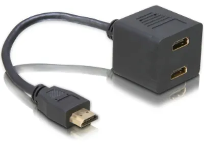 Produktbild von Delock HDMI adaptér - HDMI samec na HDMI samica