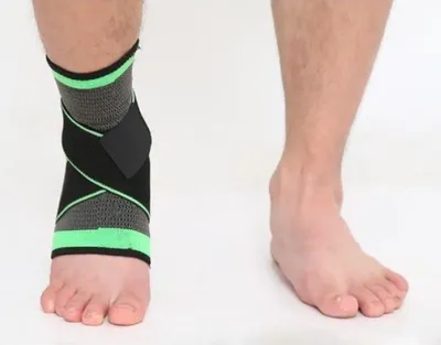 Productafbeelding van Go Go Gadget – Verstelbare enkelbandage – Enkelbandage – Enkelsteun – Groen/zwart – Maat XL