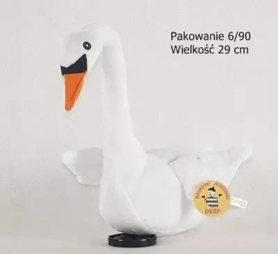 Obrázek produktu pro DEEF Swan -Maskottchen 29 cm 03515 DEEF