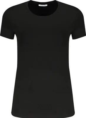 Produktbild von Elegantes Schwarzes Damen T-Shirt mit Strass & Baumwolle