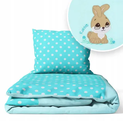 Obrázek produktu pro Dětská ložní prádlo 90x120, bavlna, sada ložní prádla pro miminka 90x120 + povlak na polštář 40x60, pro chlapce a dívky, povlak na peřinu pro batolata, Oeko-Tex