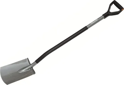 Produktbild von FISKARS Ergonomic Gärtnerspaten rund Länge: 1.250 mm