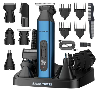 Produktbild von BarberBoss 5-in-1 Bartschneider für Männer, Haarschneider, QR-6020