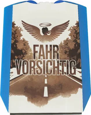 Produktbild von Geflügelter Engel Fahr vorsichtig Parkscheibe