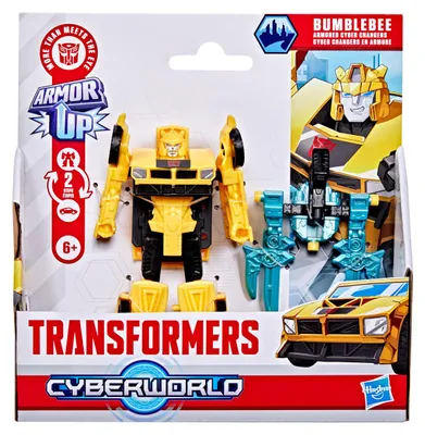 Obrázek produktu pro Transformers CYBERWORLD Bumblebee Armored Cyber Changers, 6 rok/roky
