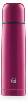 Immagine prodotto di Fiaschetta thermos Blumtal® da 1 litro rosso/mirtillo - Fiaschetta thermos senza BPA, in acciaio inox, a prova di perdite, per caldo e freddo