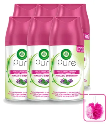 Obrázek produktu pro 6 kusů náplně do osvěžovače vzduchu Air Wick Freshmatic – Relax – 250 ml – Ekonomické balení