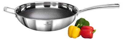 Produktbild von Chef Cuisine Wok-Pfanne mit Seitengriff ø 32 cm mit Fusion-Pro-II-Keramik-Beschichtung
