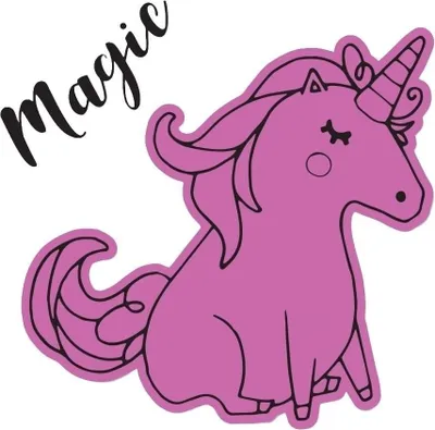 Produktbild von Sizzix 662943 Gänseblümchen Unicorn 10 stk