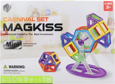 Obrázek produktu pro Magnetická stavebnice 56 ks
