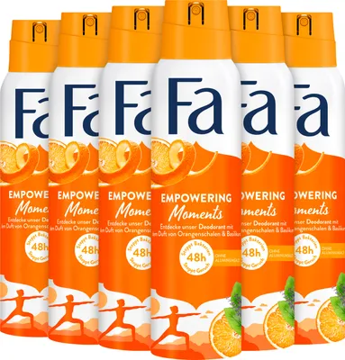 Produktbild von FA Deospray 150 ml Empowering Moments, 6x 150 ml