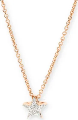 Produktbild von JuwelmaLux Stern Collier 925 Silber rosé vergoldet JL10-05-1728
