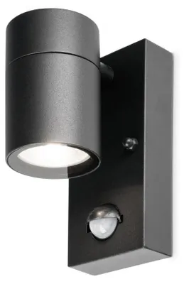 Image de HOFTRONIC - Applique murale LED 4W 345lm GU10 6500K IP44 Noir