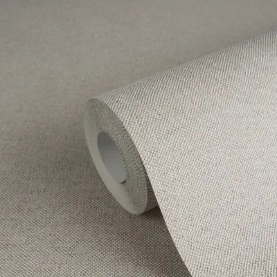 Obrázek produktu pro Tapeta s lněnou strukturou, barva růžová béžová - strukturovaná tapeta z netkané textilie, jemná a moderní (KG-175827)