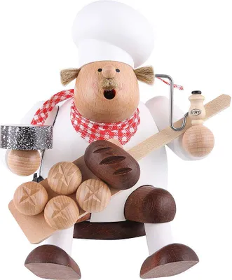 Produktbild von Bäcker - Kantenhocker (17cm) Räuchermann von KWO