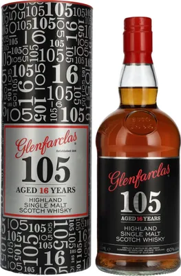Produktbild von Glenfarclas 105 16 Years Old CASK STRENGTH Highland Single Malt 60% Vol. 0,7l in Geschenkbox