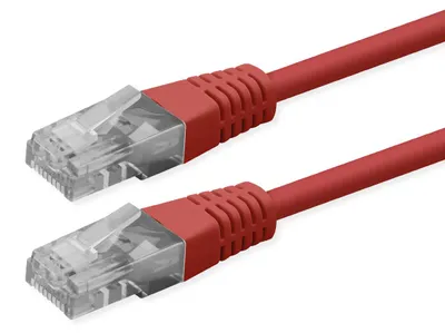 Produktbild von ROLINE Patchkabel Cat.6 (Class E), UTP, PoE, rot, 2 m