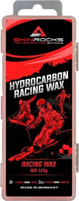 Produktbild von SkinRocks Hydrocarbon Racing Wachs Ski Langlauf Snowboard Profi Wax Red 125g