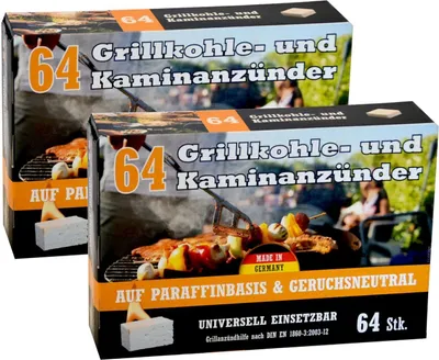 Produktbild von Kohleanzünder 2er-Pack Grillkohleanzünder Kaminanzünder Ofenanzünder Zündhilfe