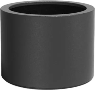 Produktbild von Adezz CIRCUM Standard Pflanzgefäß Fiberglas Pflanzkübel Blumenkübel schwarz