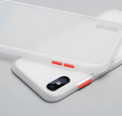 Produktbild von Für iPhone X Serien Silikon Rahmen Case - iPhone XR Weiss