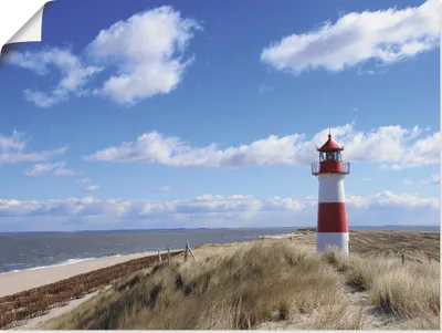 Produktbild von ARTland Poster Leuchtturm Sylt Größe: 80x60 cm
