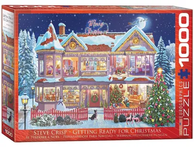 Productafbeelding van Voorbereidingen voor Kerstmis. Puzzel, 1000 stukjes