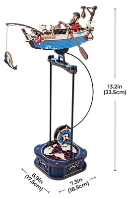 Produktbild von Gravity Swing - 3D-Holzpuzzle-Bausatz - Ocean - 161 Teile - Schwerkraftmodell - Für Erwachsene Und Jugendliche