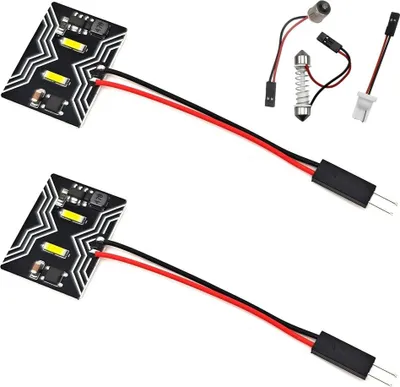 Produktbild von Stück Panel 2 LED 12V W5W, T10, C5W, SV8.5, BA9S, T4W CANBUS 950lm starkes Weiß