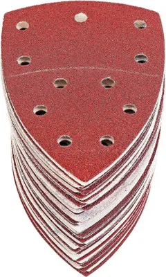 Produktbild von Schleifpapier-Set 105x152mm, 60 Stück, Klett, 11 Löcher, P40-P240