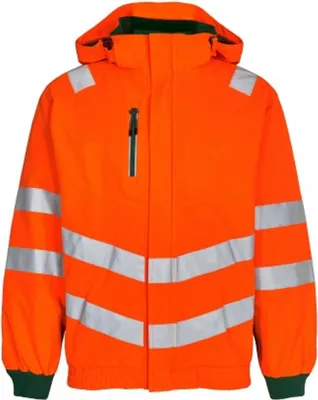 Produktbild von F. Engel Safety Pilotjacke, Orange/Grün, Gr. 5XL