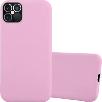 Produktbild von Cadorabo Hülle für Apple iPhone 12 / 12 PRO Schutzhülle in Rosa Handyhülle TPU Silikon Etui Case Cover