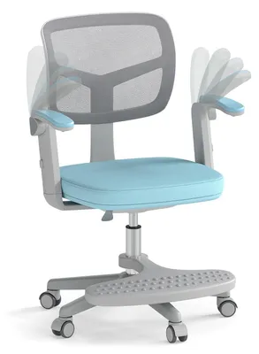 Zdjęcie produktu dla Krzesło biurowe dla dzieci FANTASK, obrotowe krzesło dla dzieci z regulowaną wysokością, ergonomiczne