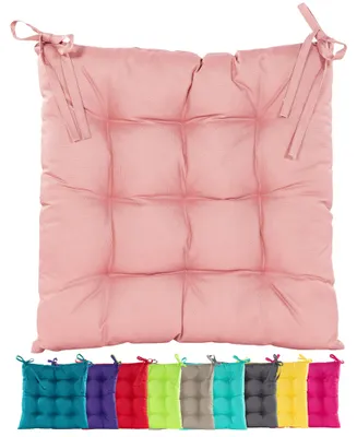 Produktbild von JACK Outdoor Stuhlkissen 38x38cm Lounge Kissen Auflage Wasserfest Sitzkissen Garten Lotus Effekt, Farbe:Altrosa
