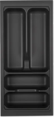Produktbild von ORGA-BOX I Besteckeinsatz 219 x 473 lavagrau mit Perlstruktur für Blum Tandembox Antaro / Intivo u. ModernBox im 30er Schrank Schubladeneinsatz