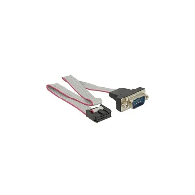 Produktbild von Delock Kabel RS-232 Seriell Pfostenbuchse zu DB9 Stecker Belegung 1:1