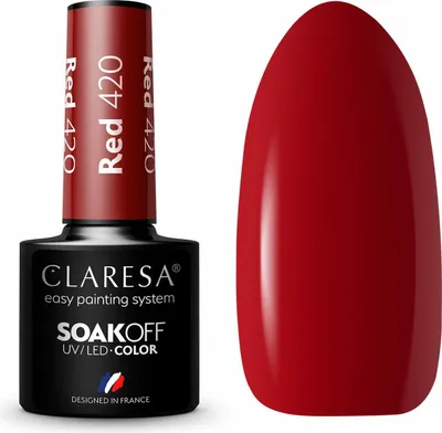Produktbild von CLARESA Hybrid-Gel-Nagellack ROT 420 -5g