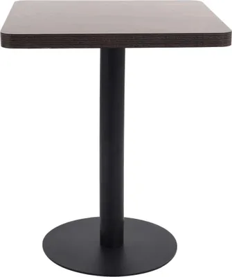 Produktbild von vidaXL Bistrotisch Dunkelbraun 60x60 cm MDF